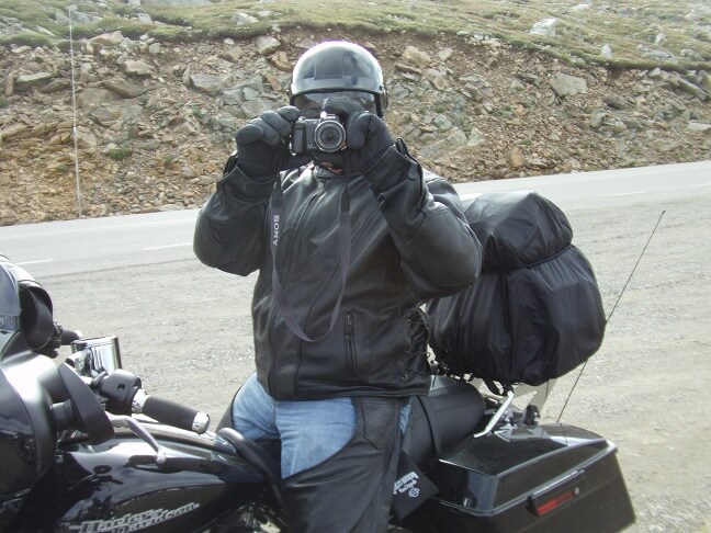 Going over Beartooth Pass.