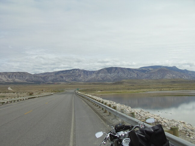 Approaching the Bighorn Mountains.