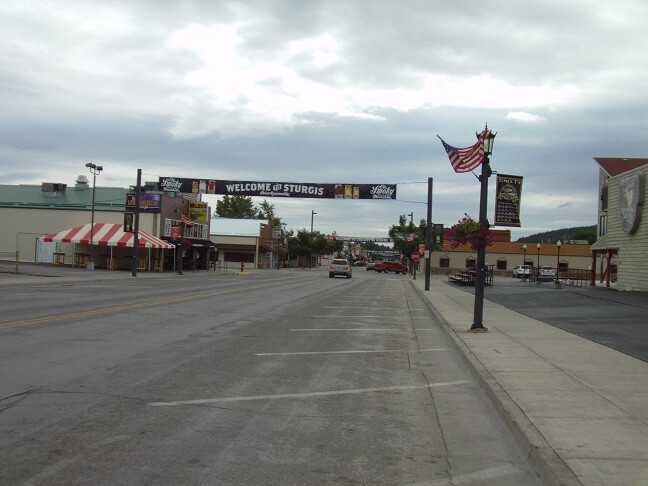 Main street Sturgis, SD