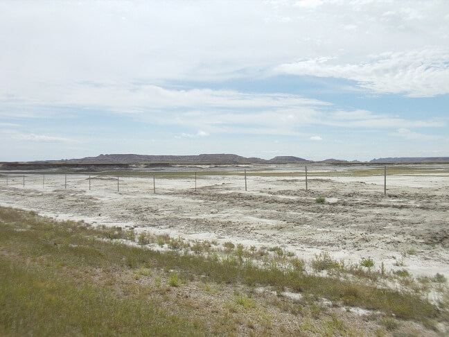 The Badlands on highway 44.