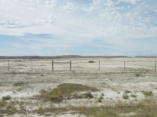 The Badlands on highway 44.