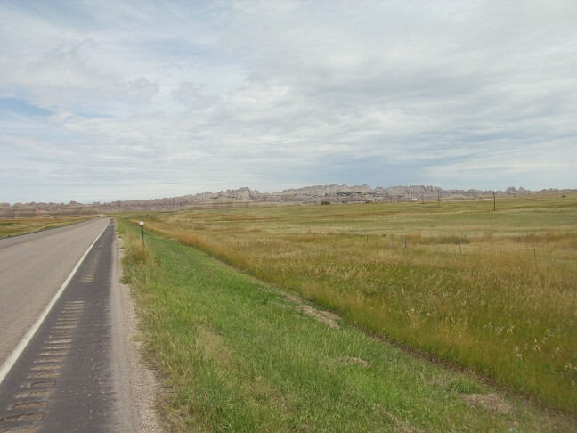 The Badlands on highway 44.