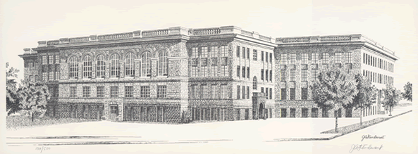 The old Washington High School