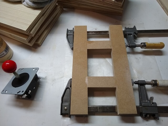 Building a routing jig for the joysticks.