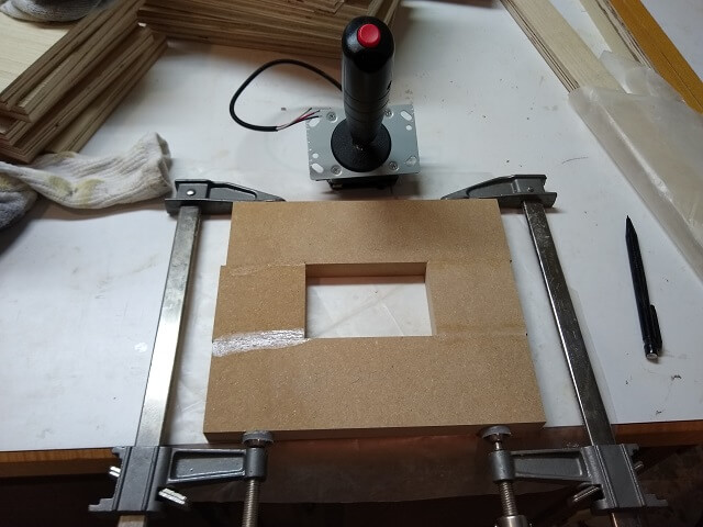 Building a routing jig for the flight stick.