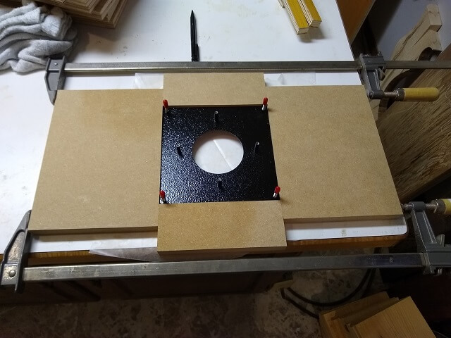 Building a routing jig for the trackball.