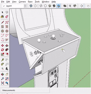 A rotating control panel illustration.