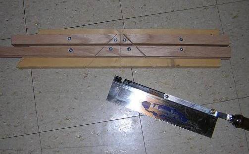 Glass stop cutting jig.